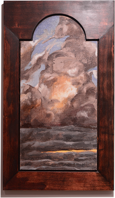 clouds oil painting